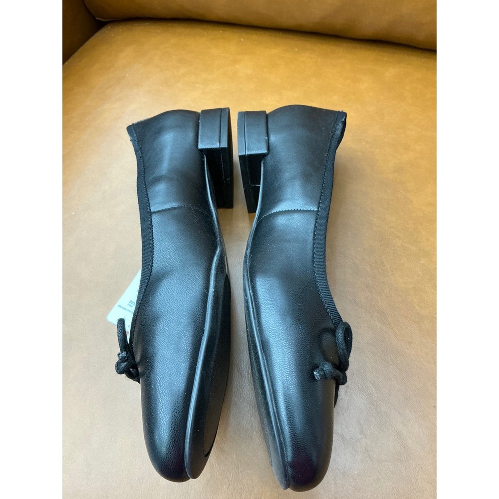 Liz Claiborne LC Cecil Flats Womens 8.5 Black Memory Foam Bow Accent Low Heel - Picture 4 of 8